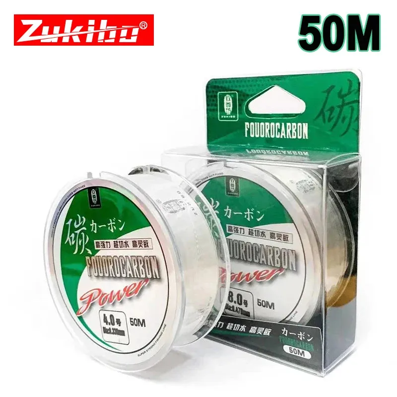100% Fluorocarbon Fishing Line Japanese Imported Carbon Fibre Monofilament