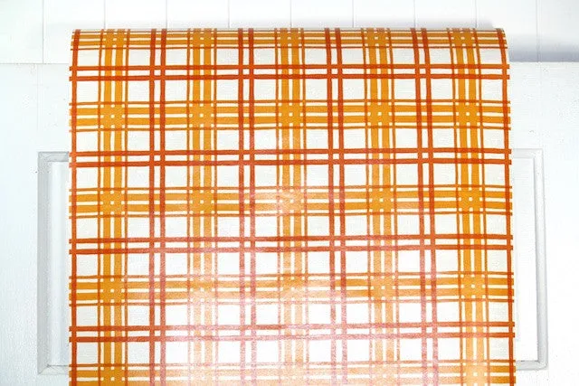 1970s Plaid Vintage Wallpaper