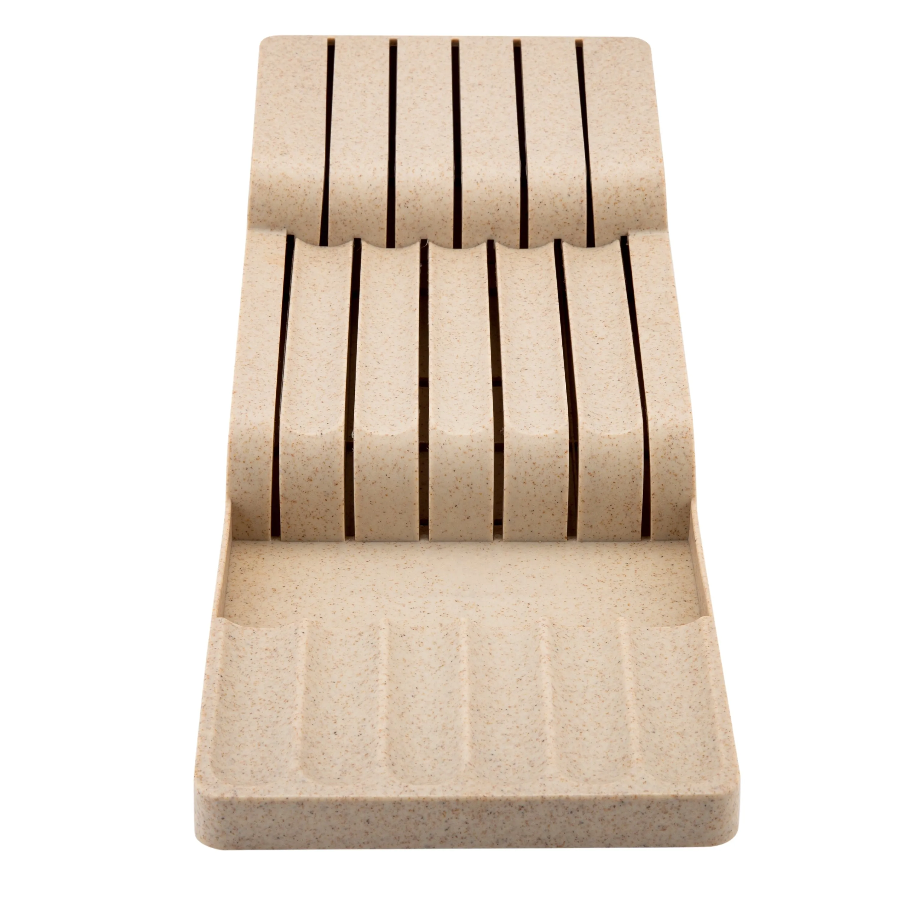 2 Tier Knife Organizer - Brown
