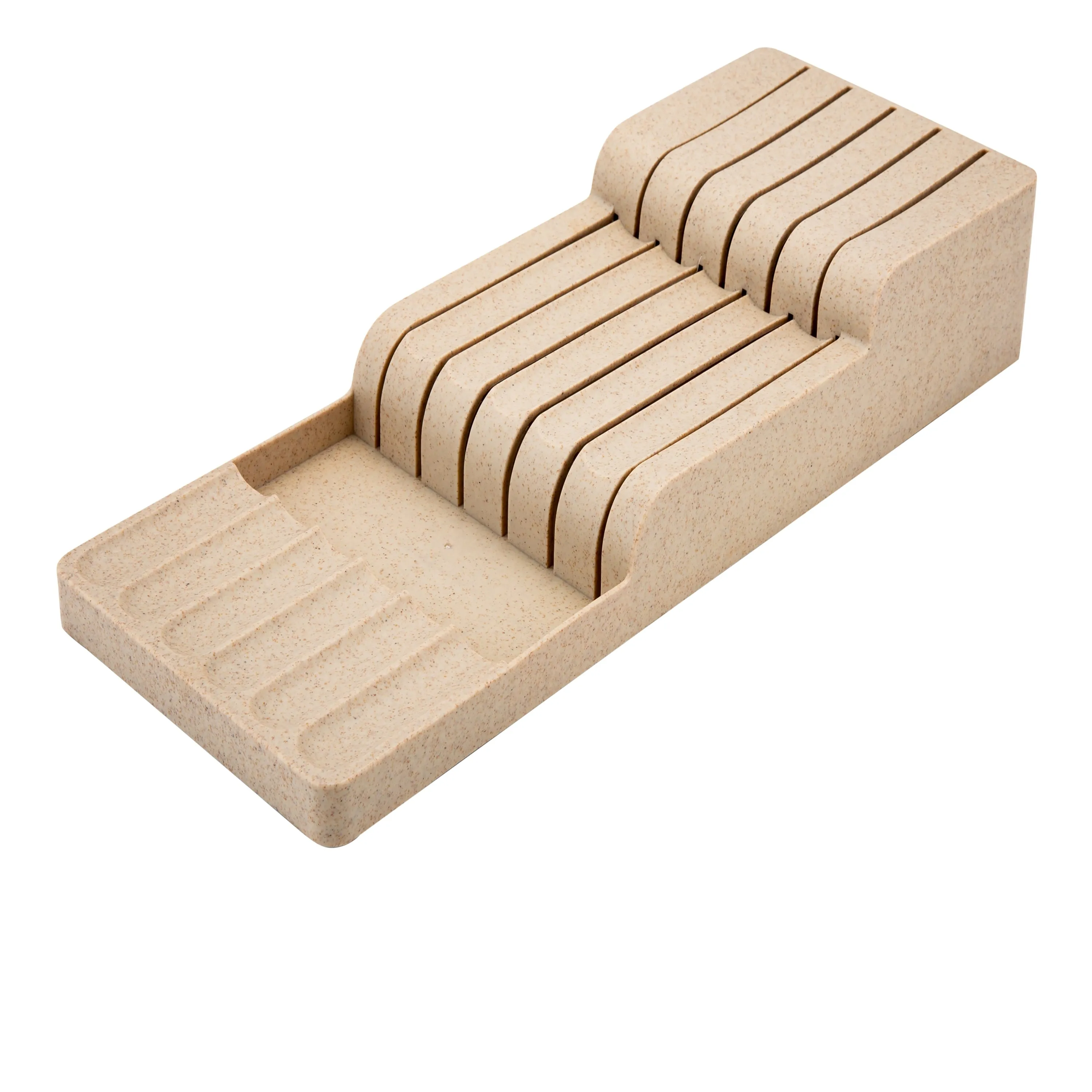 2 Tier Knife Organizer - Brown
