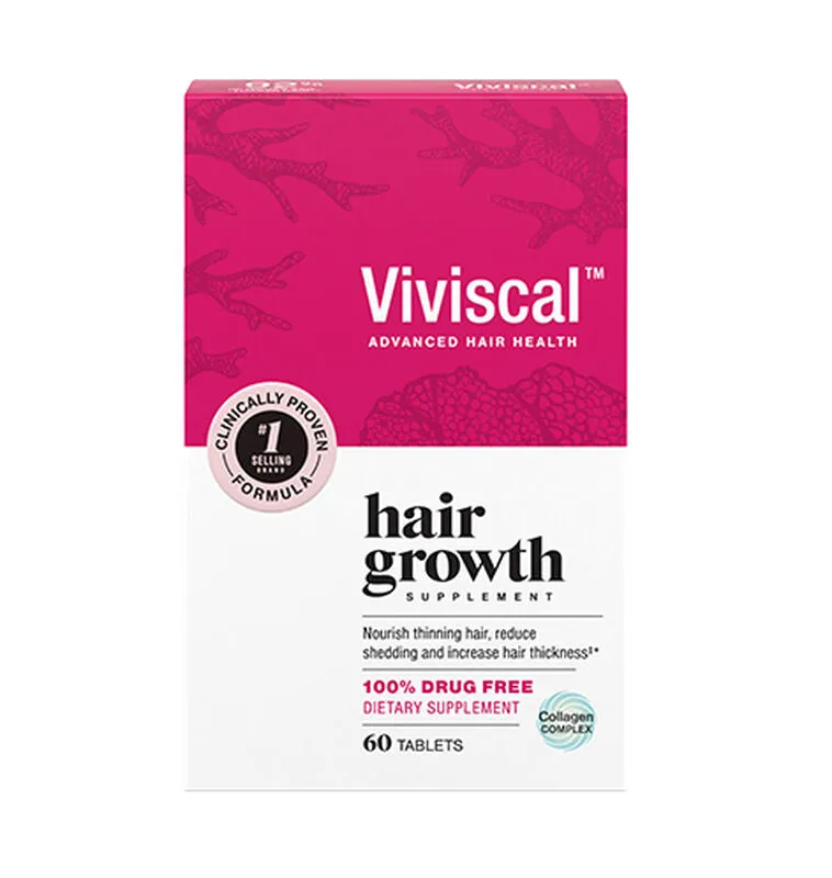 2 * VIVISCAL MAXIMUM STRENGTH SUPPLEMENTS (120 TABLETS) - Pack of Two