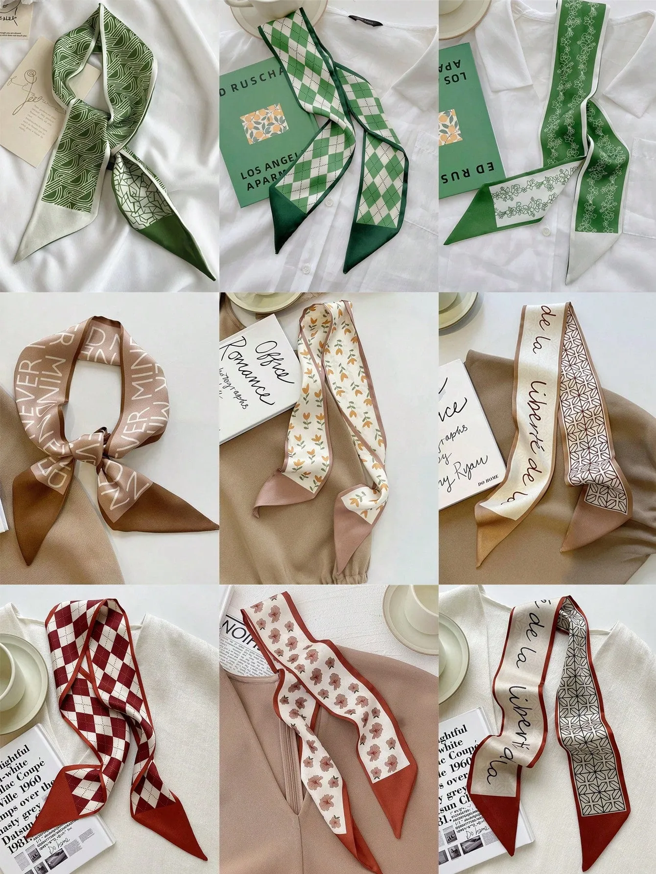2pcs Retro French Letter Black And White High-End Sense Headband