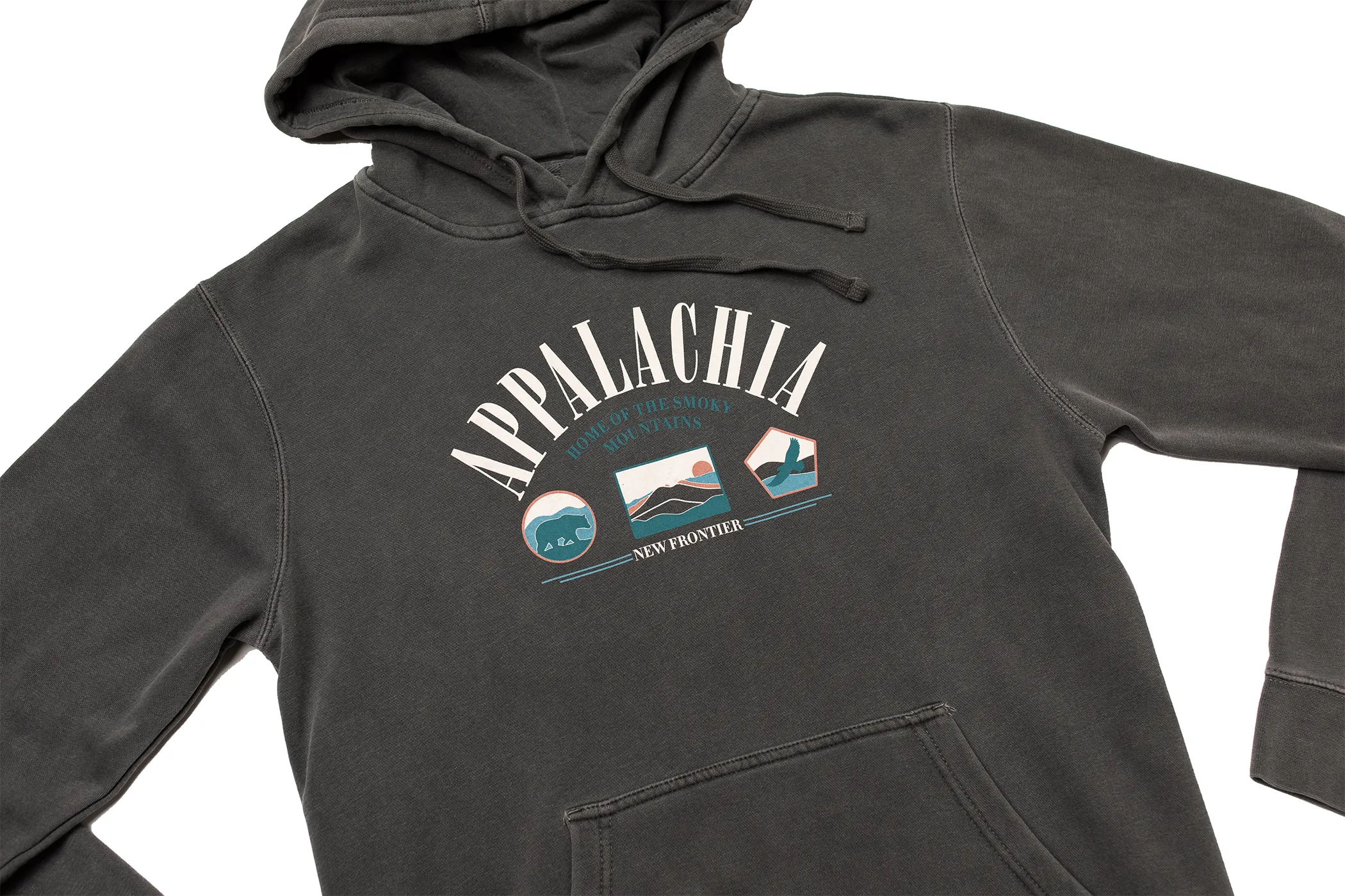 90's Appalachia Hoodie (Charcoal)