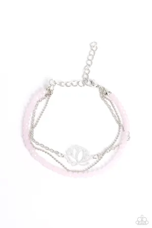 A LOTUS Like This - Pink Bracelet