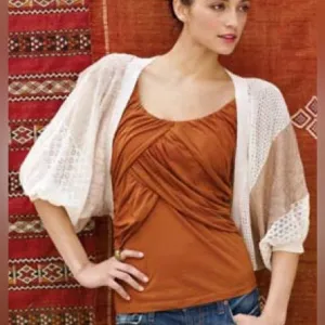 Anthropologie Knitted &amp; Knotted Patchwork Dolman Cardigan