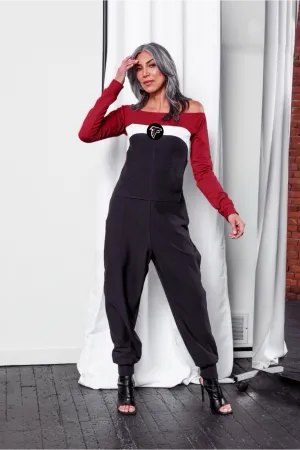 Atlanta Falcons Color Block Jumpsuit