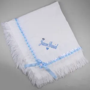 Baby Boy's Personalised Fancy Shawl