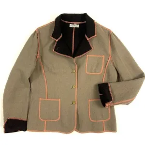 BABY ALPACA Wool Sweater Blazer