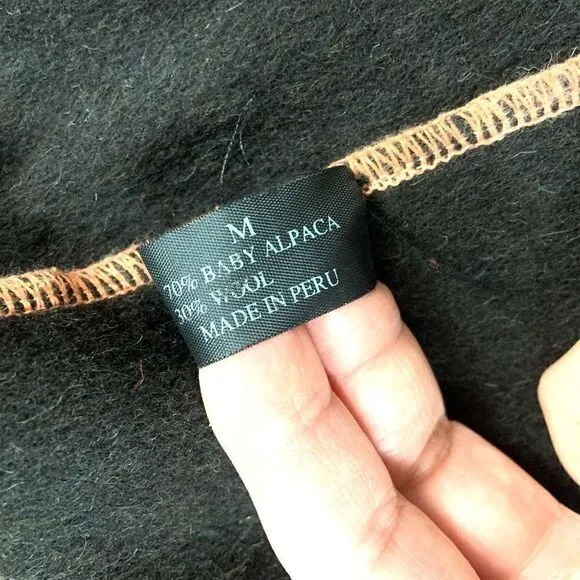 BABY ALPACA Wool Sweater Blazer