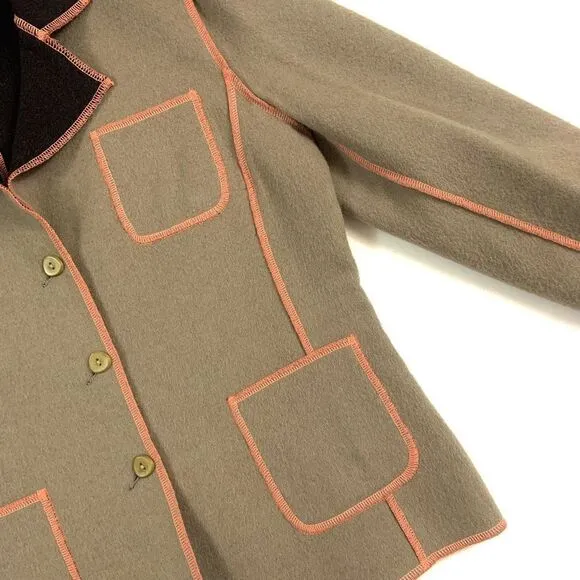 BABY ALPACA Wool Sweater Blazer