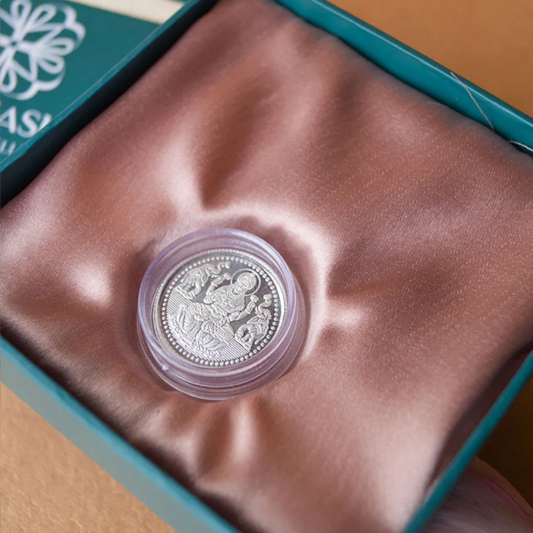 Badhai Hamper Gift Box - 999 5gm Lakshmi Coin