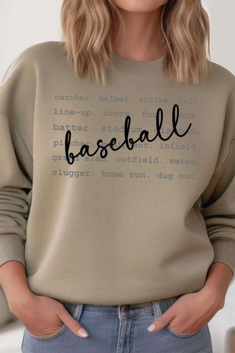 Baseball All The Things Unisex NuBlend Crew Sweatshirt