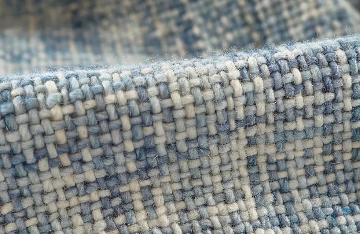 Basketweave Wool Rug