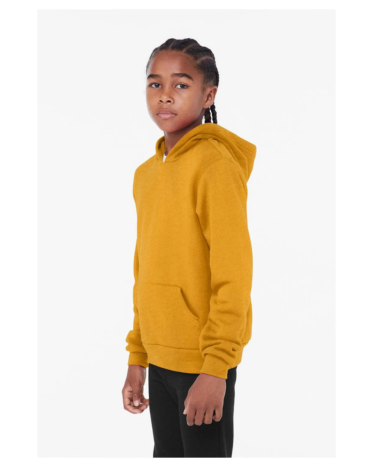Bella Canvas Youth Sponge Fleece Pullover Hooded Sweatshirt