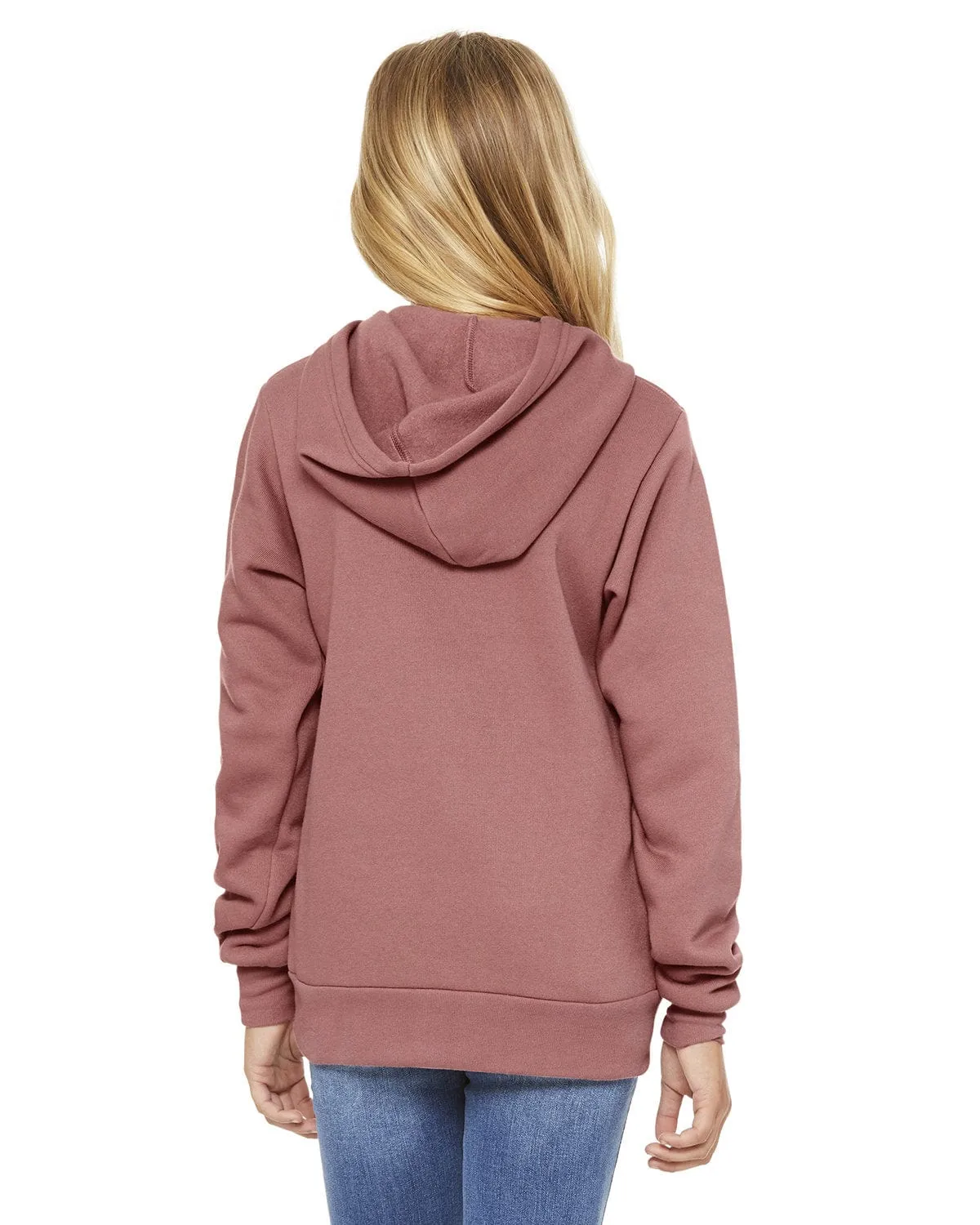 Bella Canvas Youth Sponge Fleece Pullover Hooded Sweatshirt