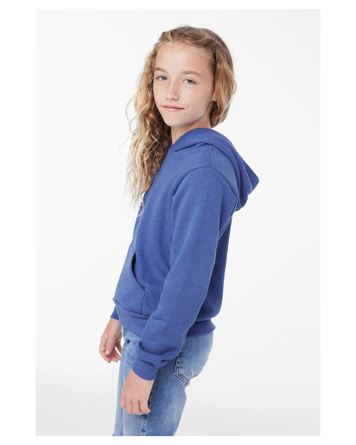 Bella Canvas Youth Sponge Fleece Pullover Hooded Sweatshirt