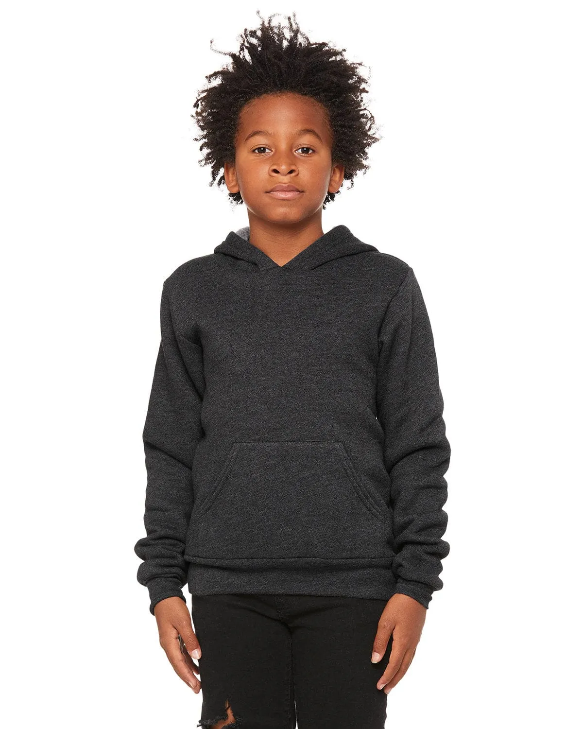 Bella Canvas Youth Sponge Fleece Pullover Hooded Sweatshirt
