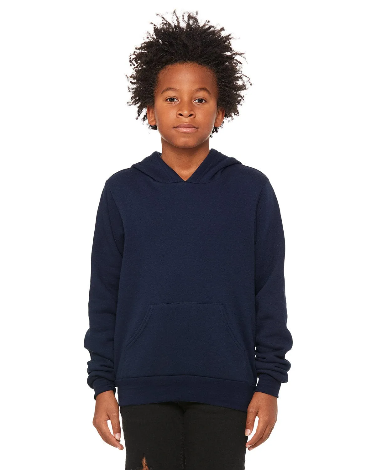 Bella Canvas Youth Sponge Fleece Pullover Hooded Sweatshirt