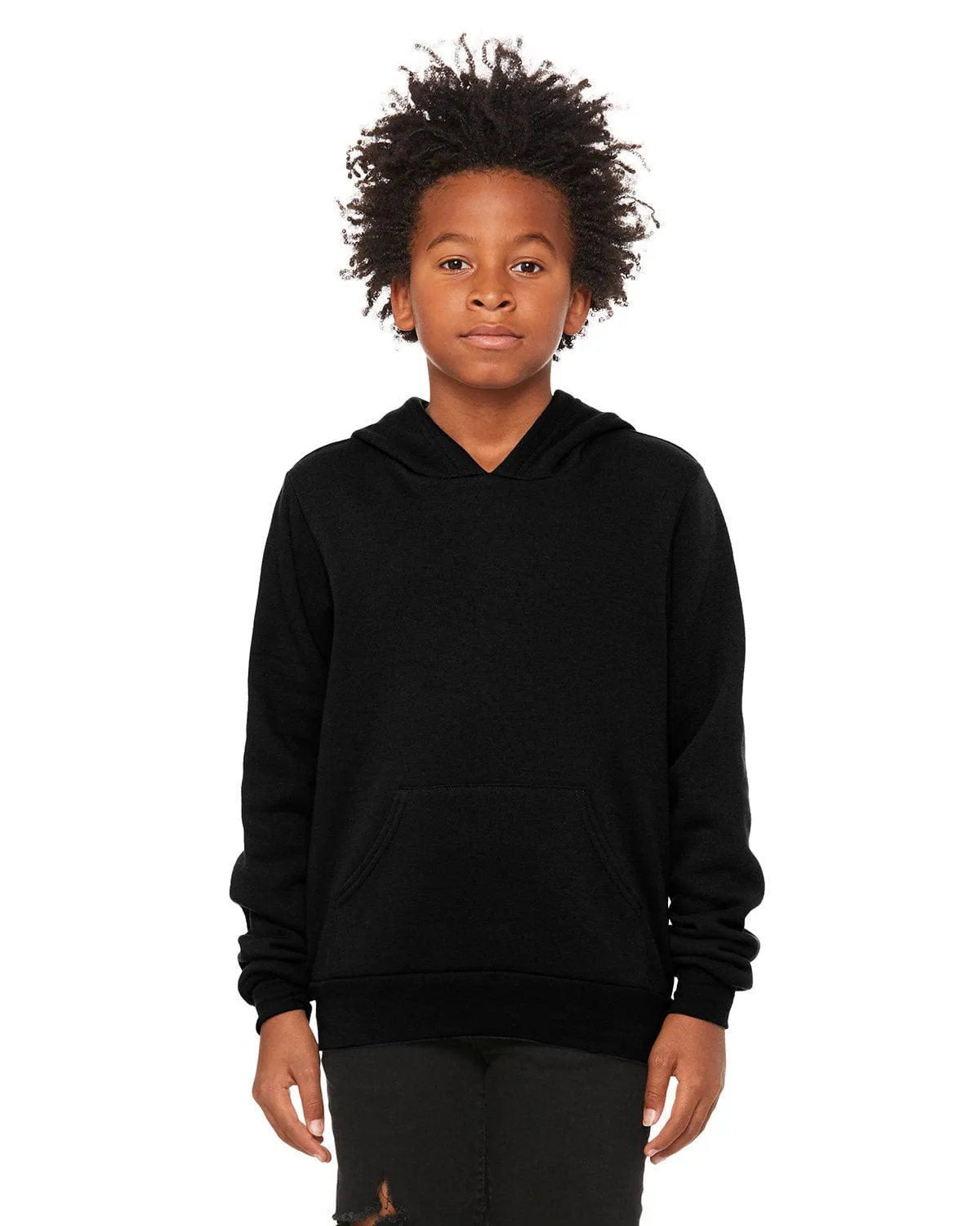 Bella Canvas Youth Sponge Fleece Pullover Hooded Sweatshirt