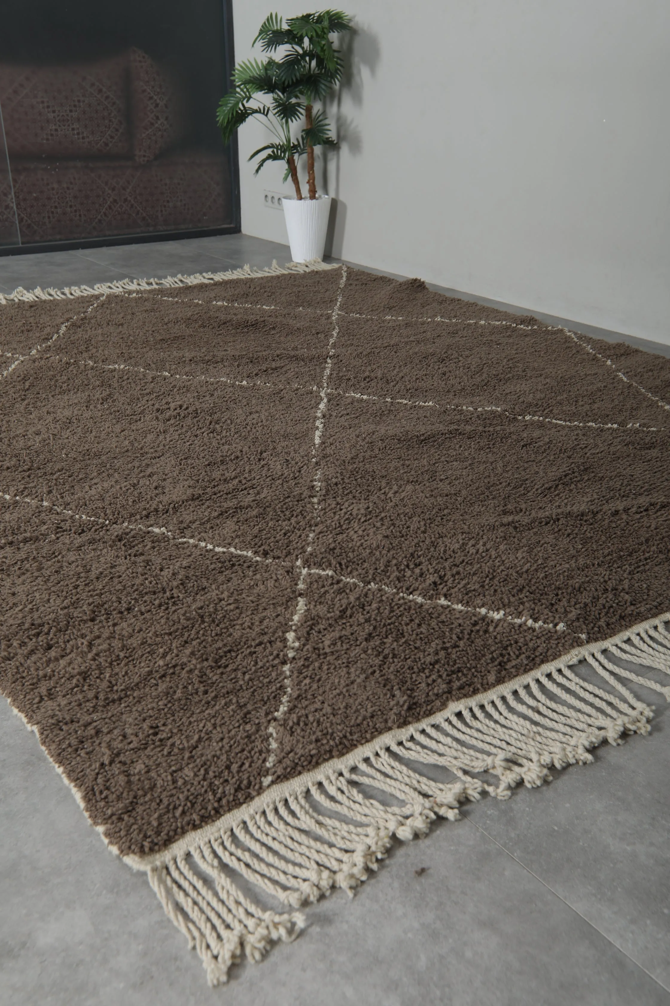 Beni Ourain moroccan rug - Custom Wool rug - Berber rug