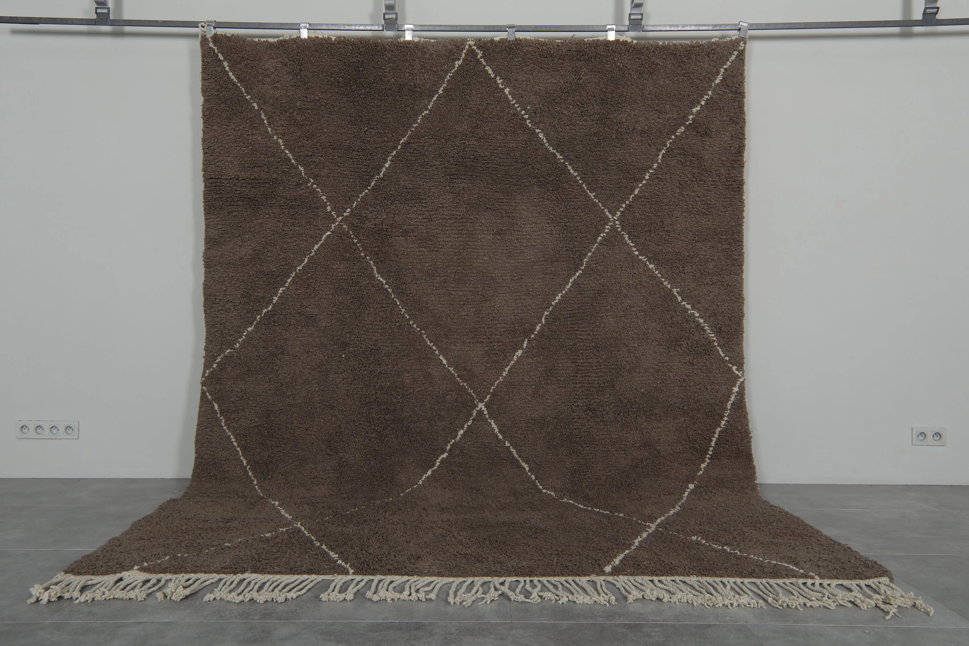 Beni Ourain moroccan rug - Custom Wool rug - Berber rug
