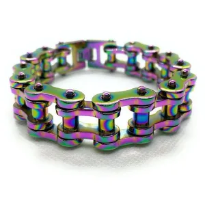 Big & Bold & Heavy Multi-Color Bracelet (#955)