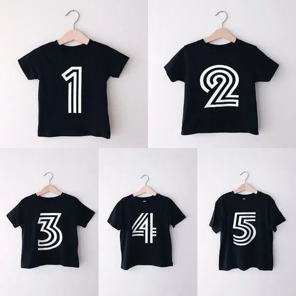 Birthday Bold Number T-Shirts