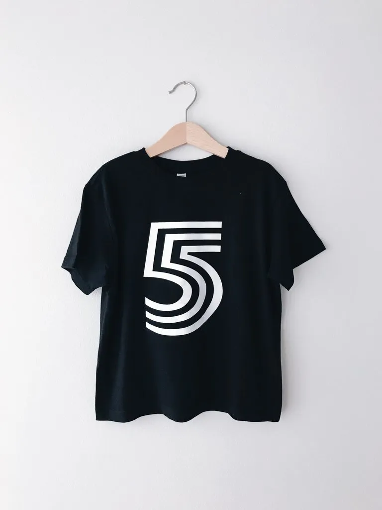 Birthday Bold Number T-Shirts
