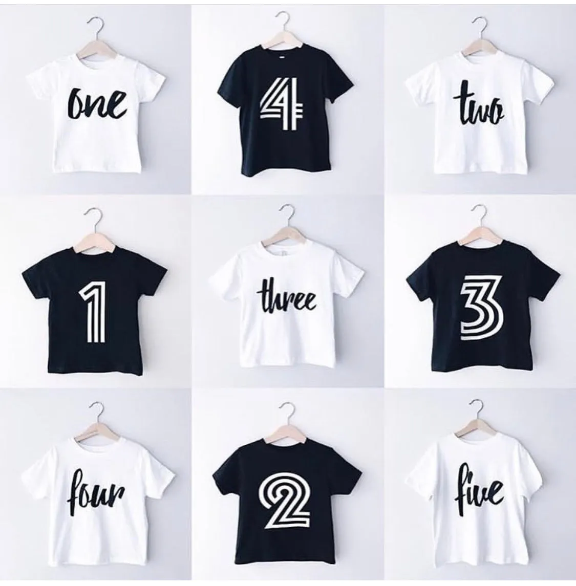 Birthday Bold Number T-Shirts