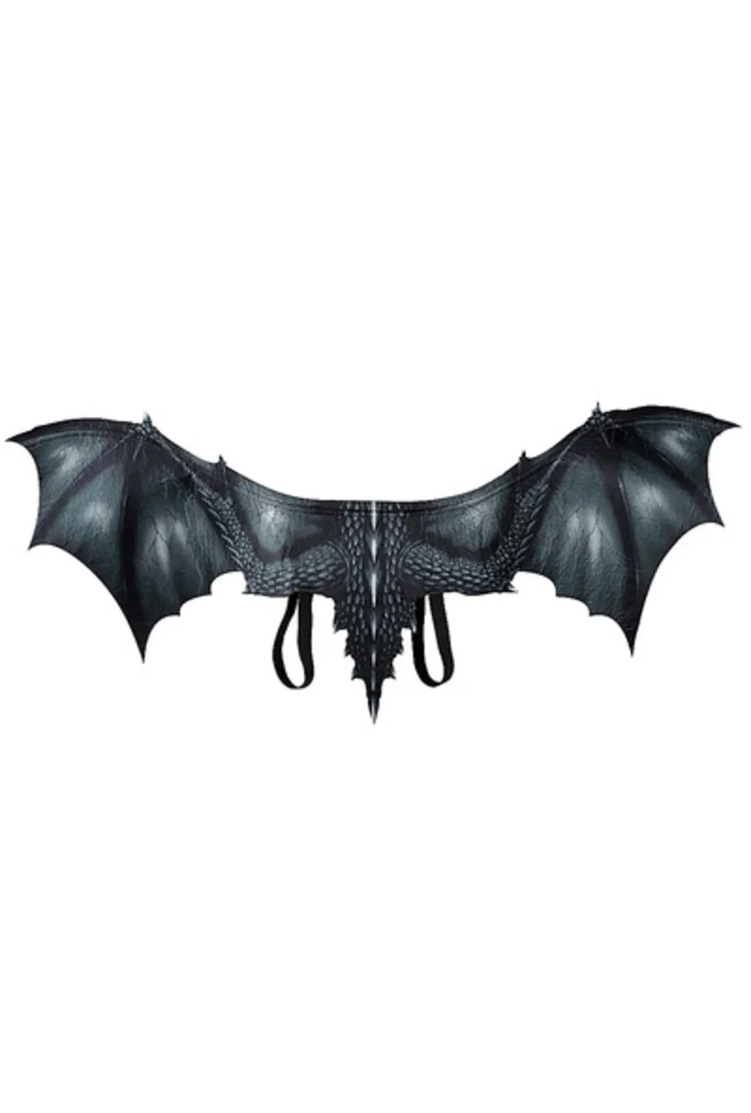 Black Printed Dragon Wings