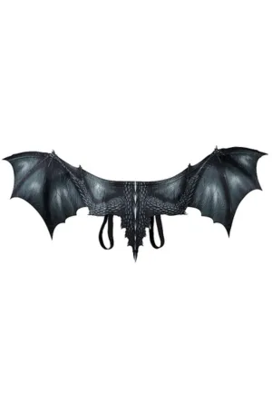 Black Printed Dragon Wings