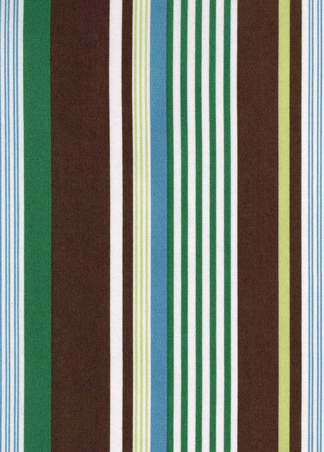 bold striped chocolate printed cloth placemats
