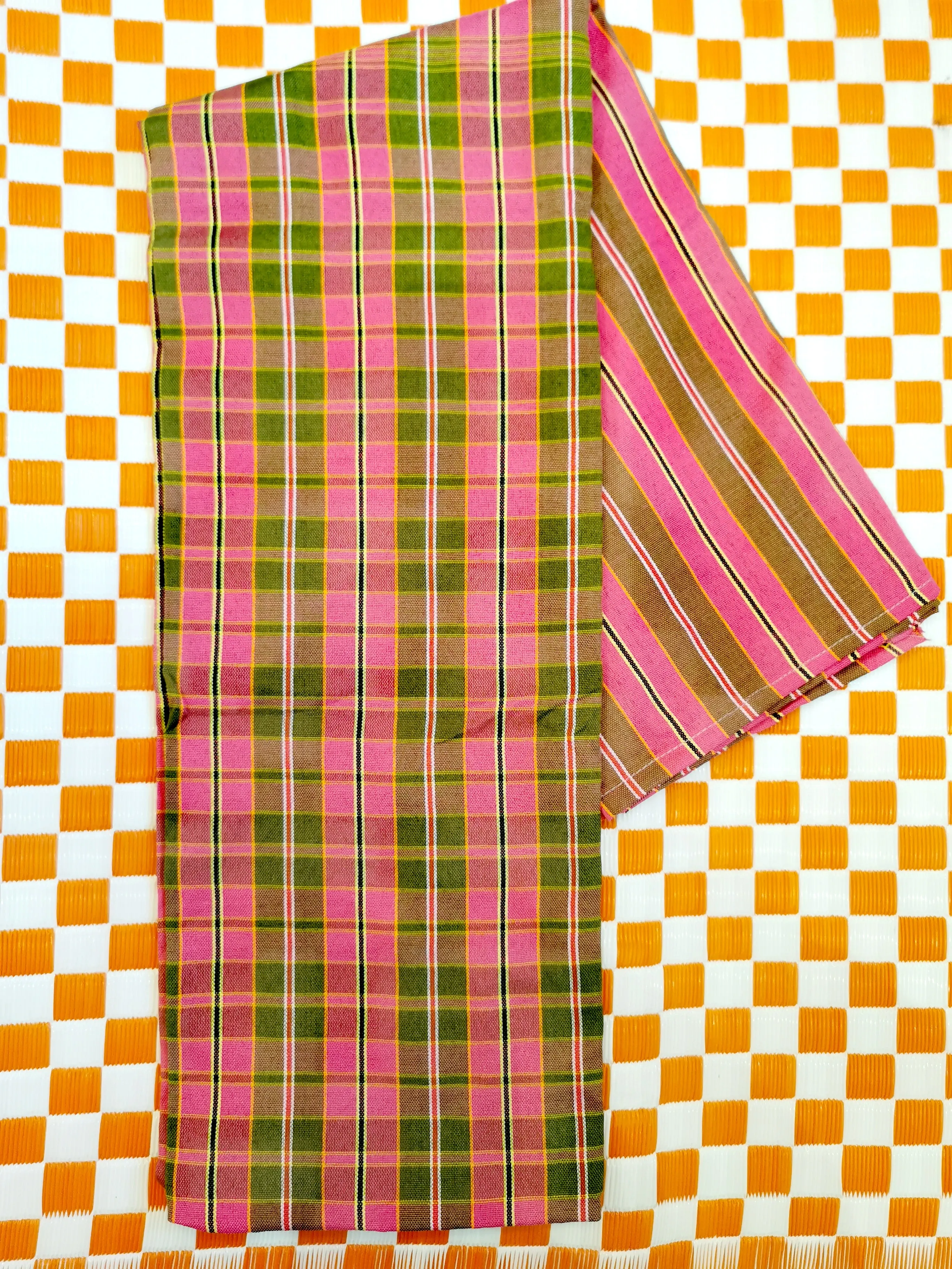 Bright bold checks