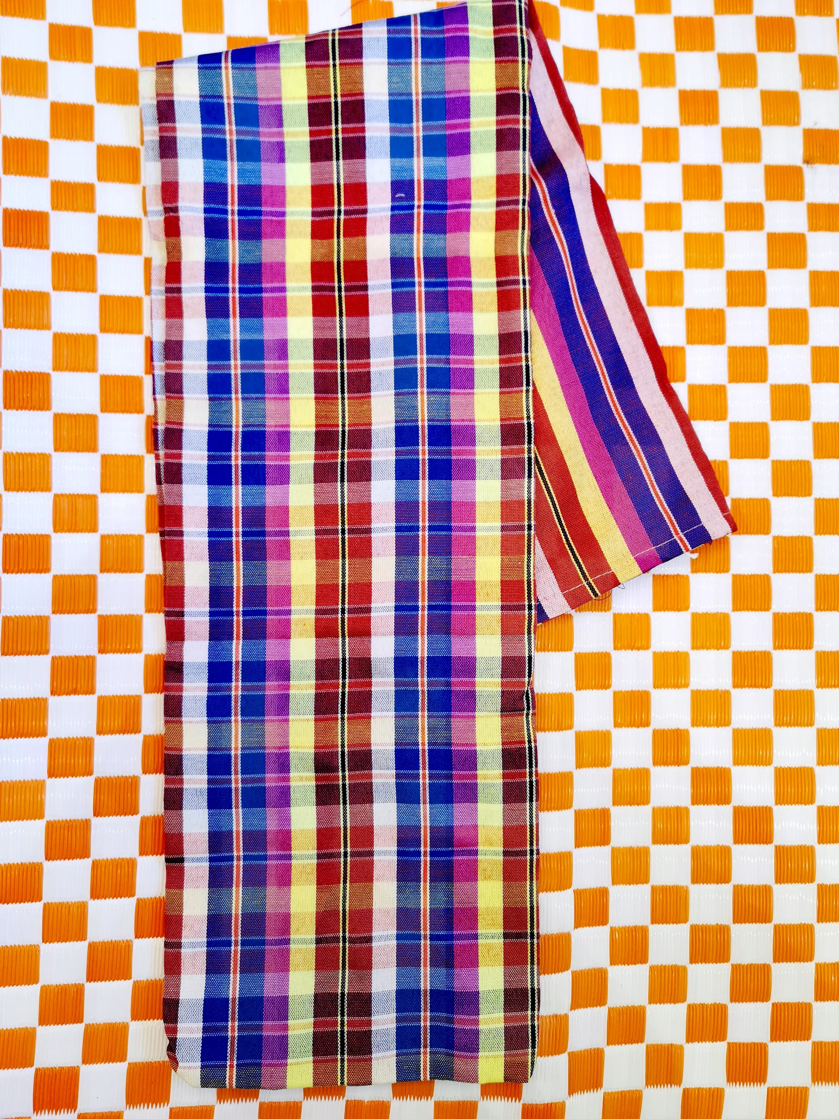 Bright bold checks