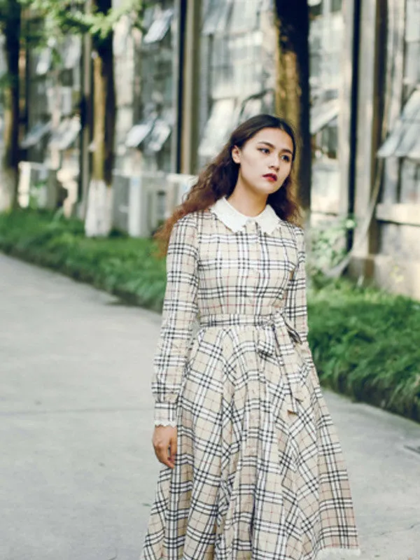 burberry print trench coat dress