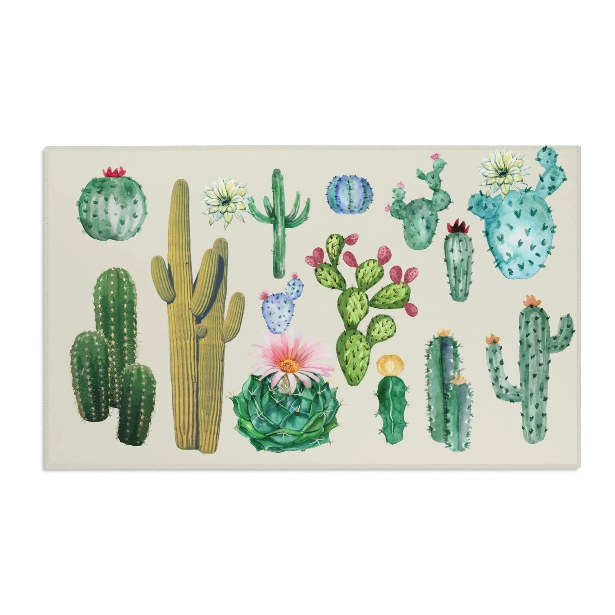 Cactus Vintage-Inspired Area Rug