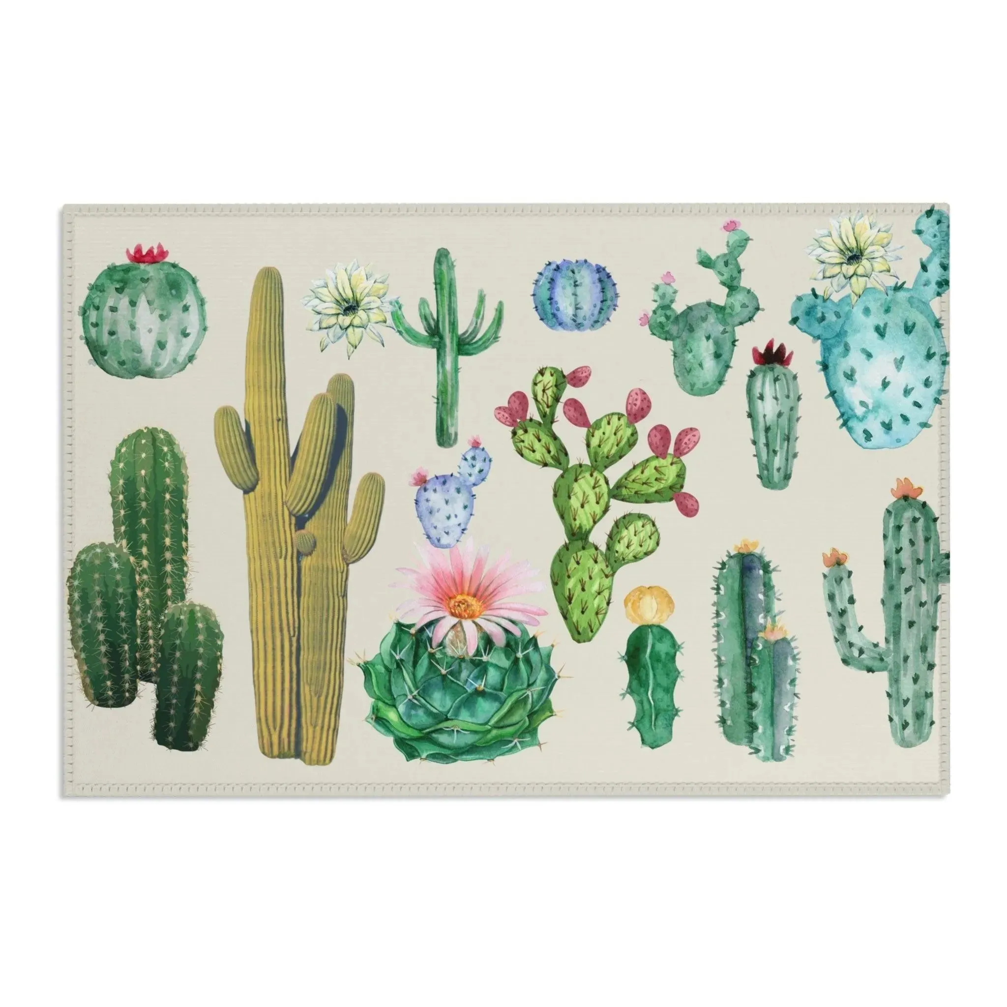 Cactus Vintage-Inspired Area Rug