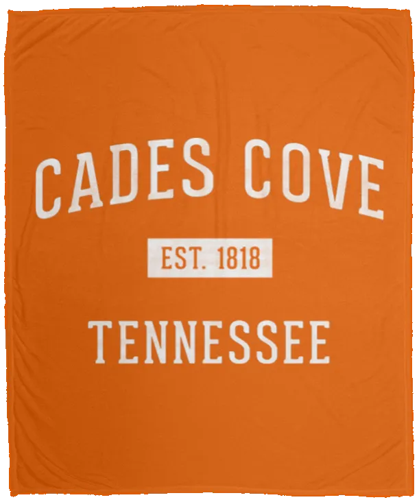 Cades Cove Established - Plush Fleece Blanket (50x60)
