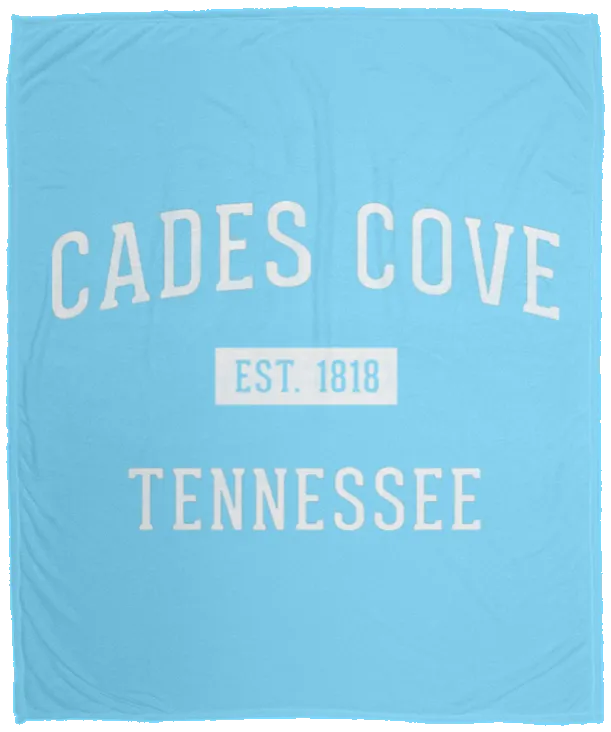 Cades Cove Established - Plush Fleece Blanket (50x60)