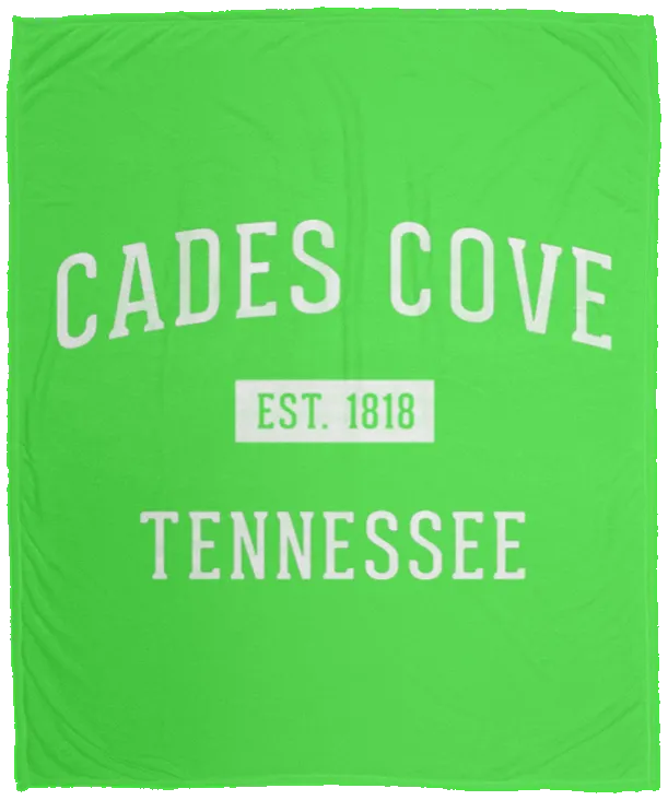 Cades Cove Established - Plush Fleece Blanket (50x60)