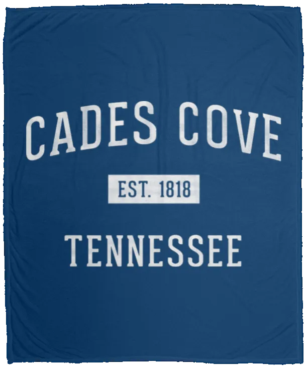 Cades Cove Established - Plush Fleece Blanket (50x60)