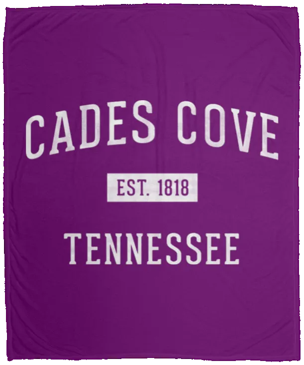 Cades Cove Established - Plush Fleece Blanket (50x60)