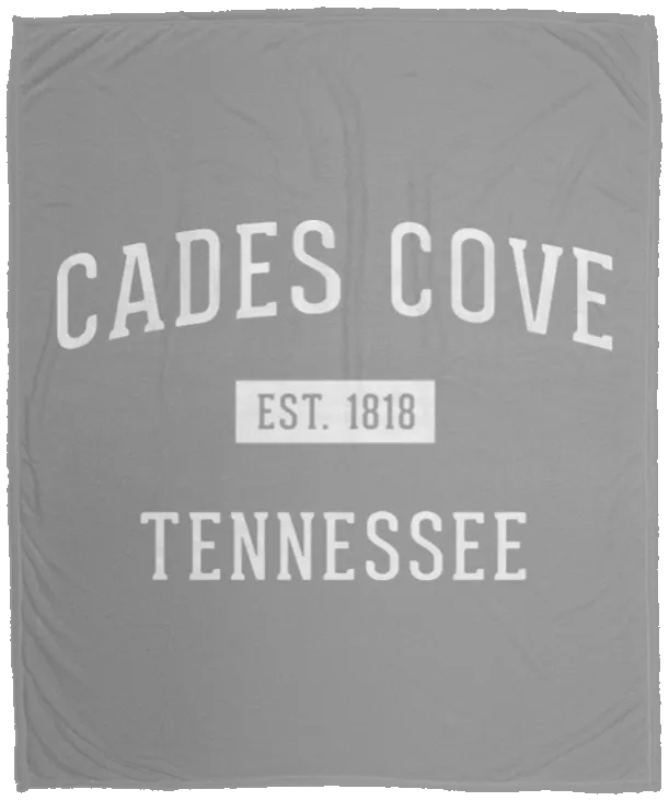 Cades Cove Established - Plush Fleece Blanket (50x60)