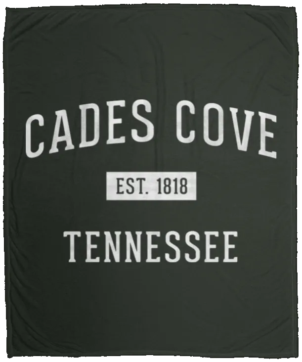 Cades Cove Established - Plush Fleece Blanket (50x60)