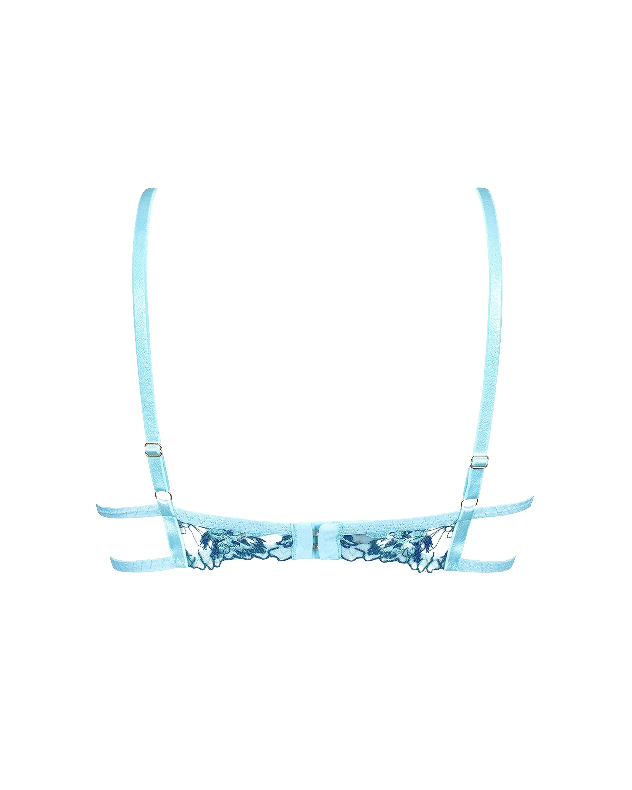 Calista Bra Blue Topaz/Sheer