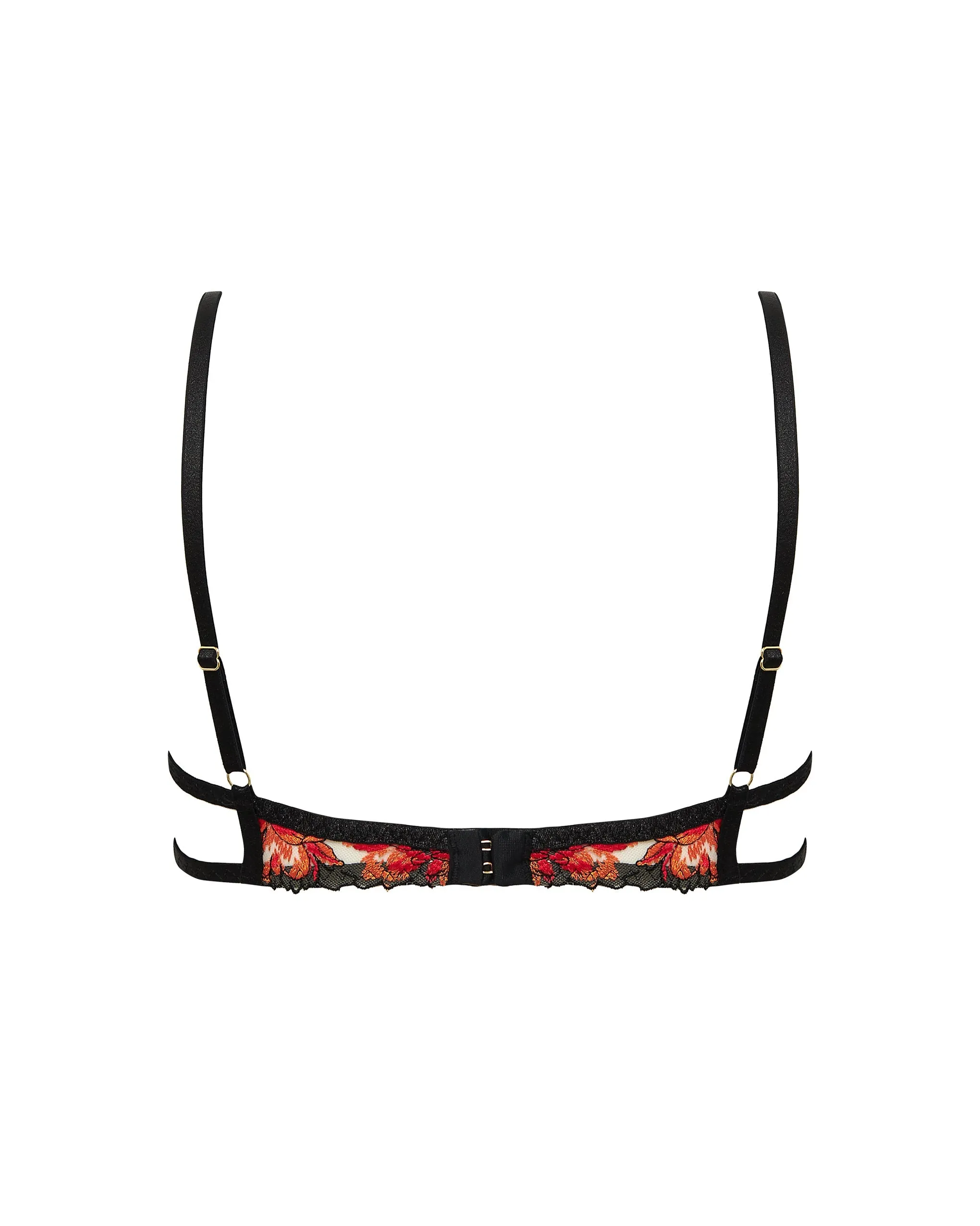 Calista Wired Bra Black/Red
