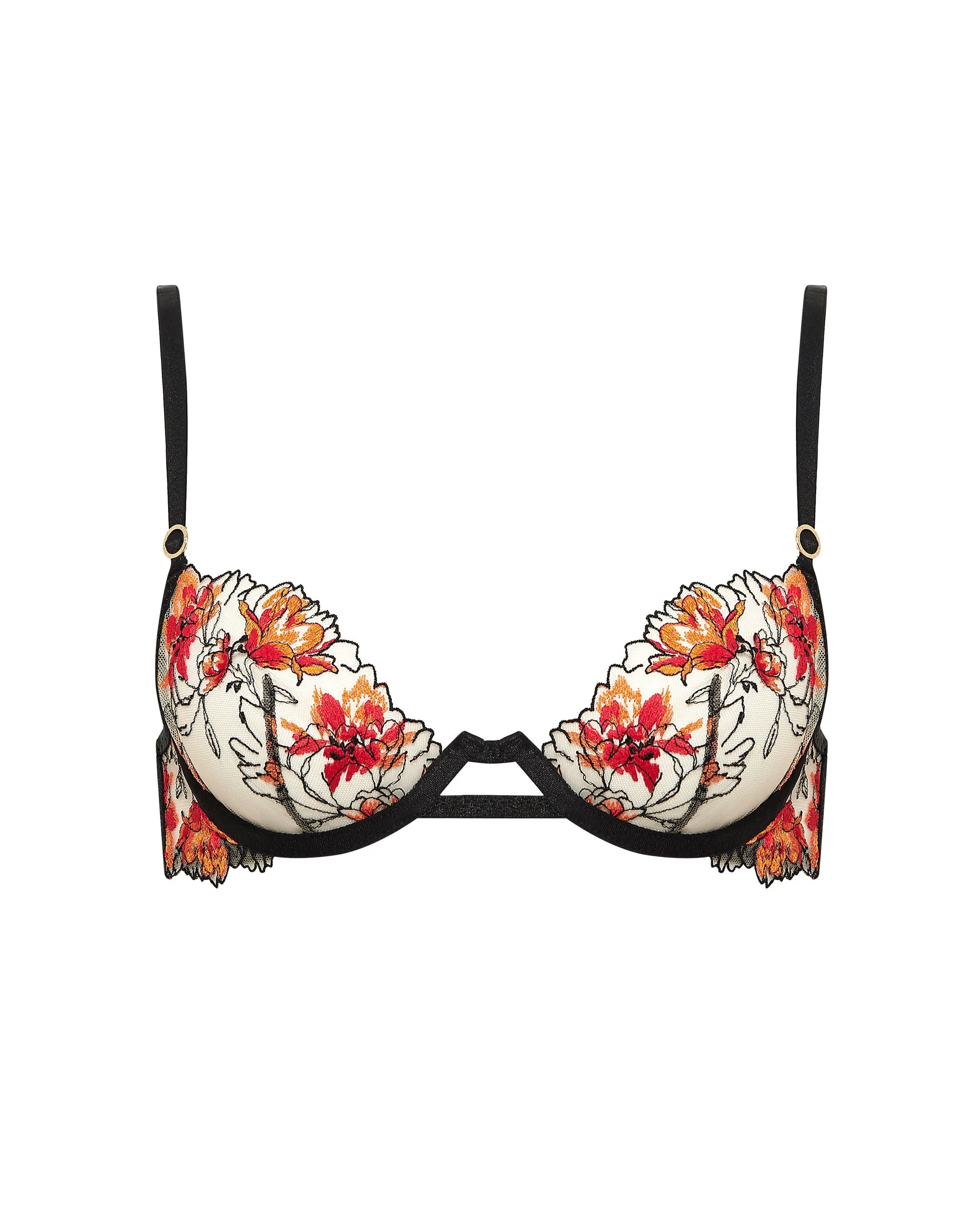 Calista Wired Bra Black/Red