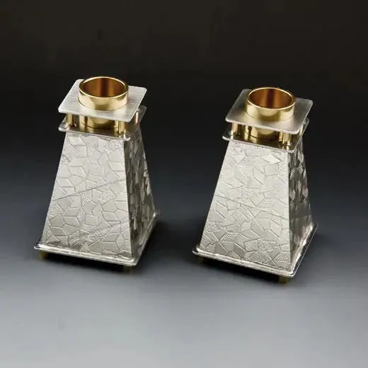 Candle Holders 105 Tapered by Joy Stember Metal Arts Studio
