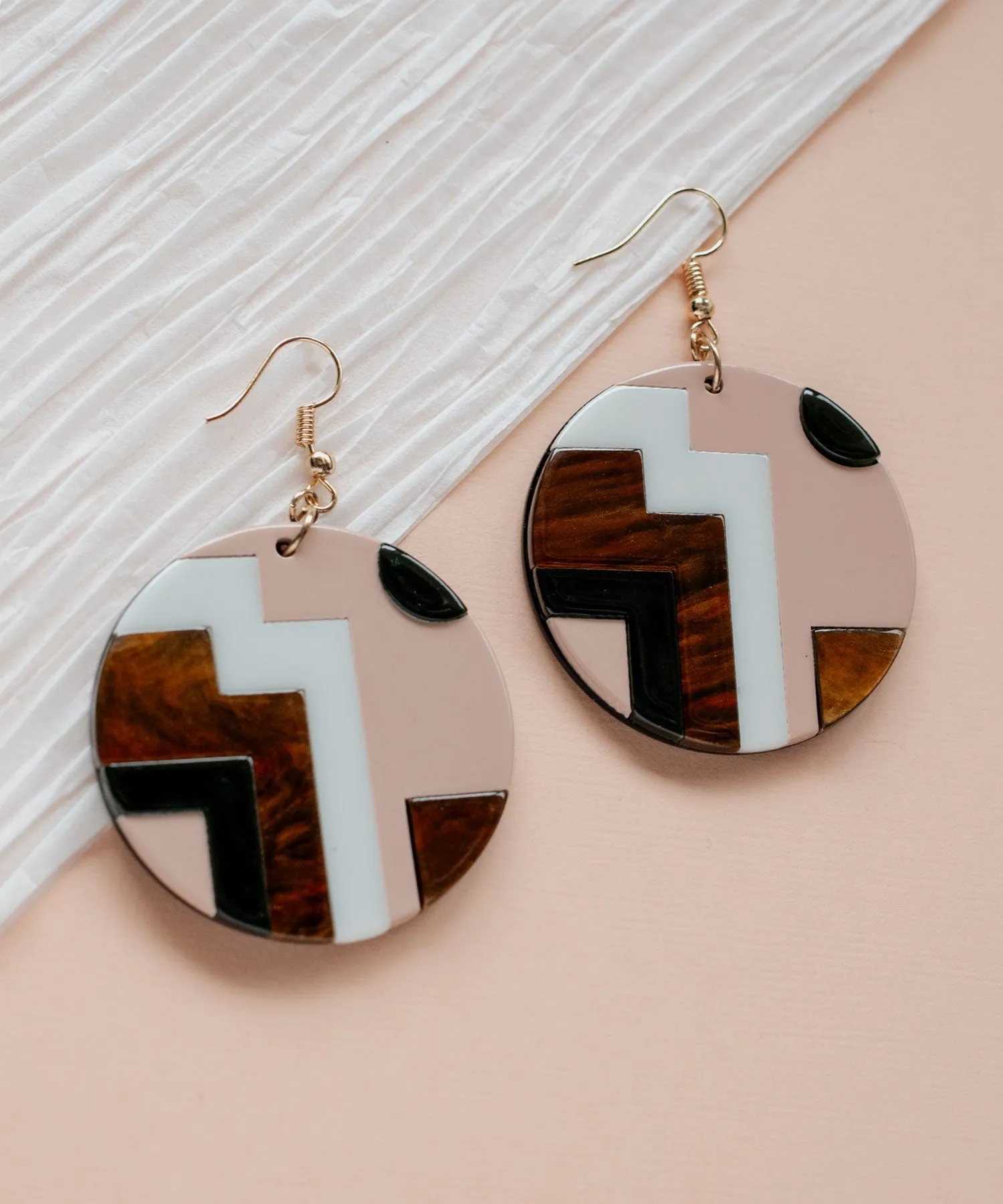 Chandler Geo Drop Earrings
