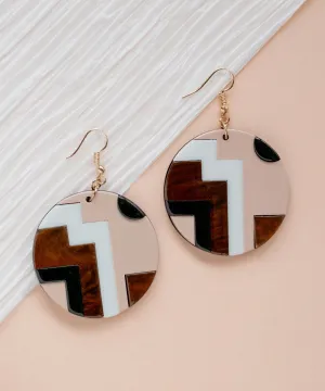 Chandler Geo Drop Earrings